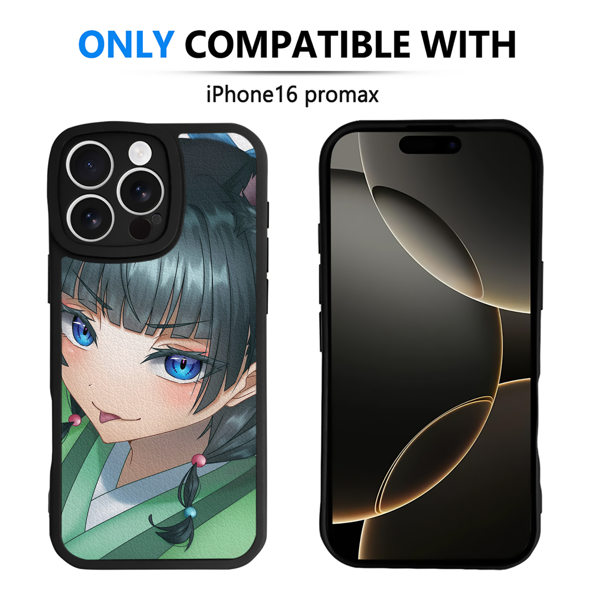 （画像用） 薬屋のひとりごと The Apothecary Diaries 【iPhone 16シリーズ対応】シリコンスマホケース（レザー調） 材質：シリコン
